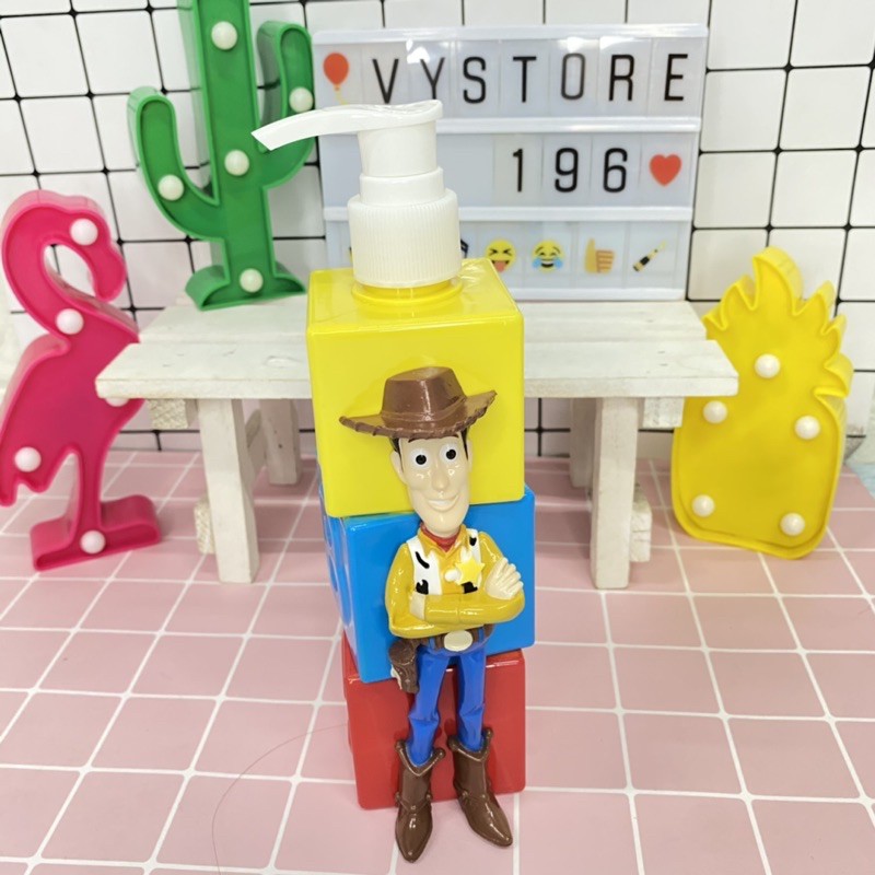 BÌNH CHIẾT DUNG DỊCH CHAI NHỰA ĐỰNG XÀ PHÒNG HOẠT HÌNH TOY STORY / SIÊU NHÂN / ĐÔREMON & ĐÔREMI