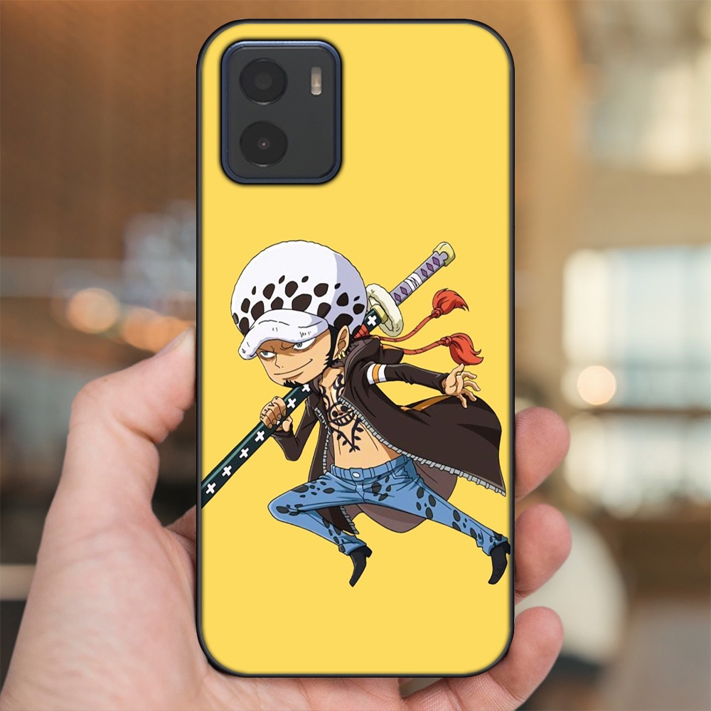Ốp lưng Vivo Y15s, Y15a viền đen in hình Law One Piece