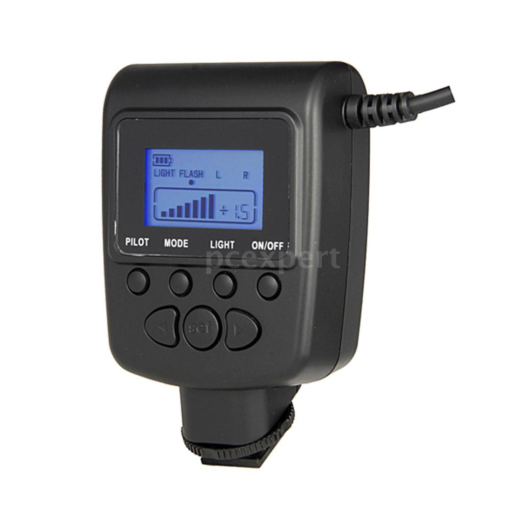 PCER◆ Andoer RF-550D Macro 48 LED Ring Flash Light LCD Display Power Control for Canon Nikon Pentax