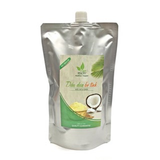 Dầu dừa Ghee 1 lít túi tiện lợi