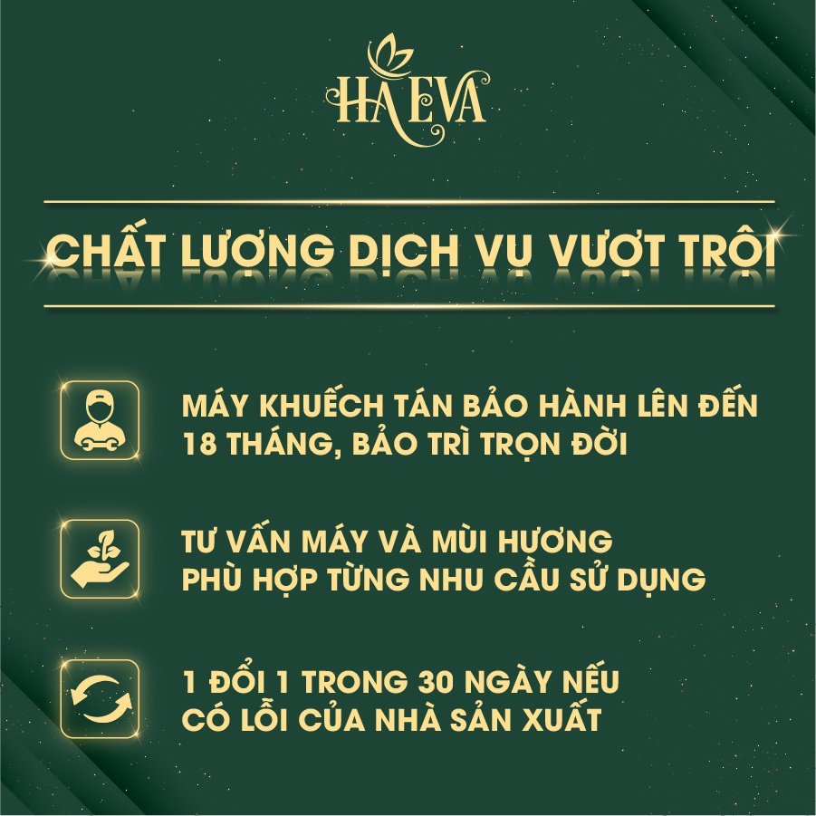 Máy xông tinh dầu Haeva MKT-017 Chất liệu cao cấp, Vân Gỗ sang trọng dung tích 200ml, chế độ đèn  LED 7 màu tuỳ chỉnh