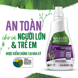 (75k duy nhất hnay) Nước Giặt Seventh Generation hương cam quýt Chai 1 Lít