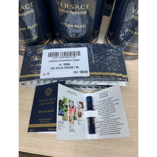 [QUÀ TẶNG SEPHORA] Mẫu thử nước hoa Versace Dylan Blue 1ml | Thế Giới Skin Care