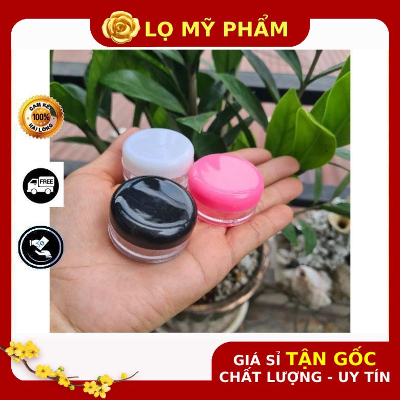 Hủ Đựng Kem ❤ GIÁ TỐT NHẤT ❤ Hủ nhựa tròn 10g chiết kem , đựng mỹ phẩm , phụ kiện du lịch