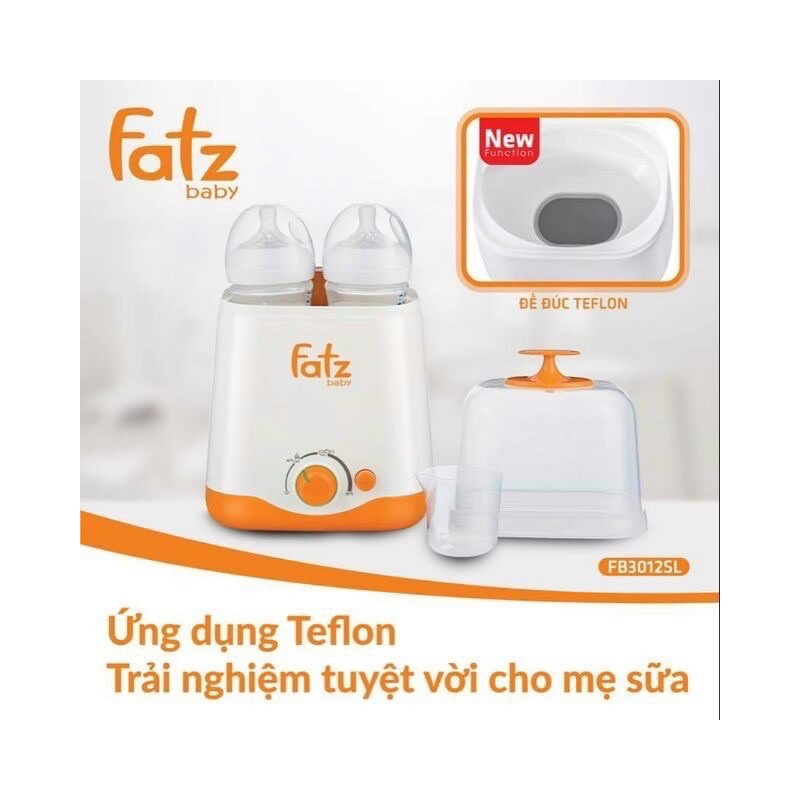 Máy hâm sữa 2 bình cổ rộng FATZ BABY 2in1 - FB3012SL