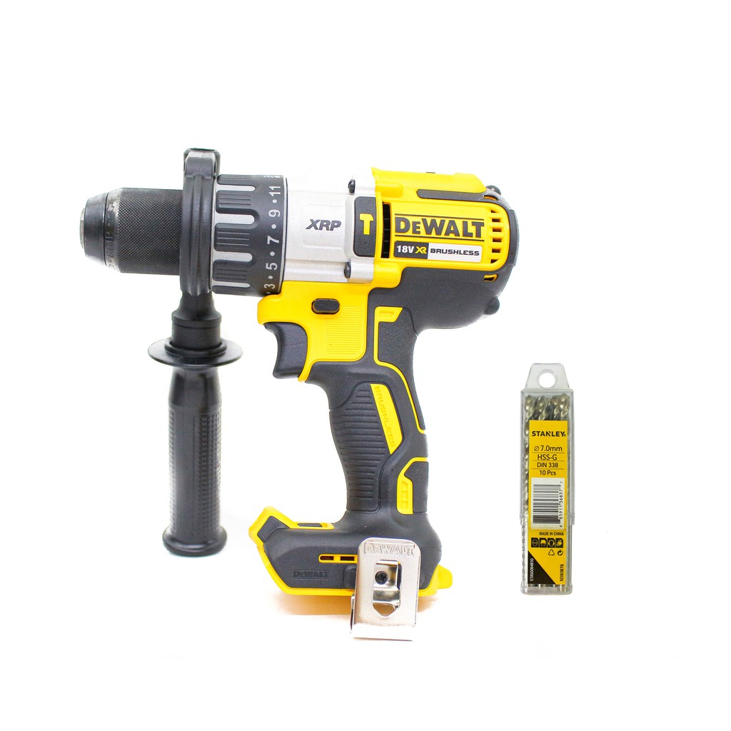 Combo Máy khoan cầm tay DeWalt DCD996N-KR 18V và Mũi khoan sắt Stanley STA50094B10 7MM HSS