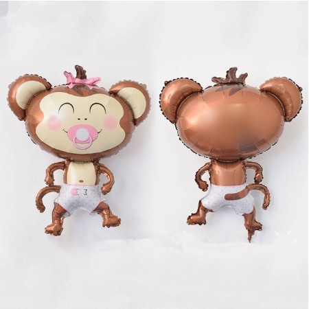 Bóng hình con vật đáng yêu theo tuổi bé (voi,hạc,khỉ,ngựa,cừu,gà,cá heo,chó pitpull,heo peppa,mickey