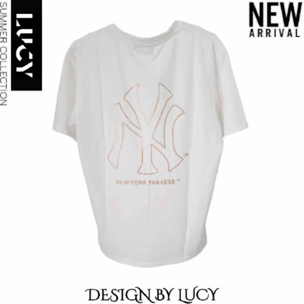 Áo thun tay lỡ nam nữ , in nhiệt NNY LUCY, Cotton 100% 4 Chiều Local Brand MNT07