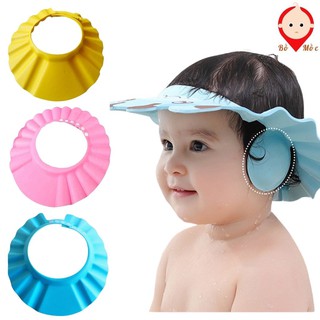 Mũ Gội Đầu Chắn Nước Bảo Vệ Tai Có Thể Điểu Chỉnh Kích Cỡ Cho Bé Yêu - Shop Bố Mốc