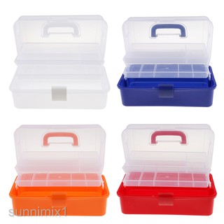 Hộp đựng 3 tầng Hộp đựng đồ lớn Nail Art Craft Makeup Organizer