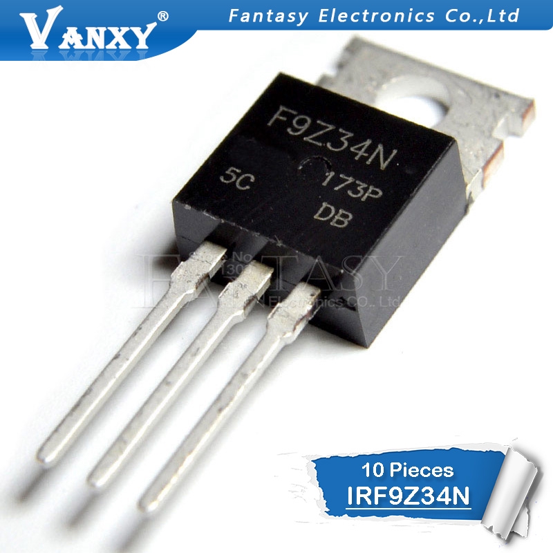 IRF9Z34 TO220 10 CÁI IRF9Z34N TO-220 IRF9Z34NPBF MOS FET bóng bán dẫn pxb