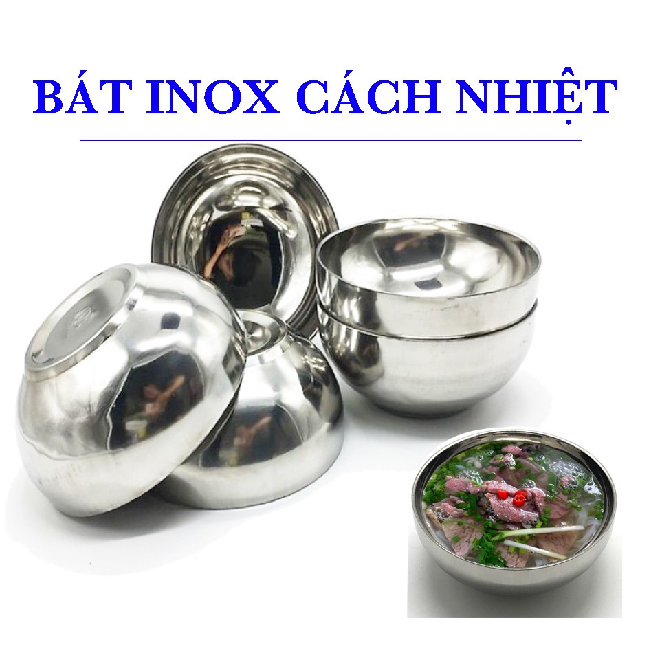 [FREESHIP❤️] BÁT CANH INOX 2 LỚP CÁCH NHIỆT RỘNG 20CM