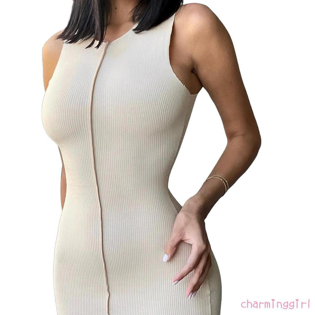 Đầm Ôm Dáng Không Tay Thời Trang Dành Cho Nữ