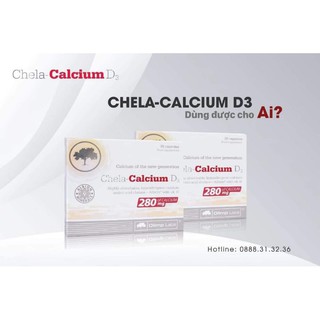 CHELA _ CALCIUM bổ sung calci và D3 giúp phòng ngừa loãng xương.