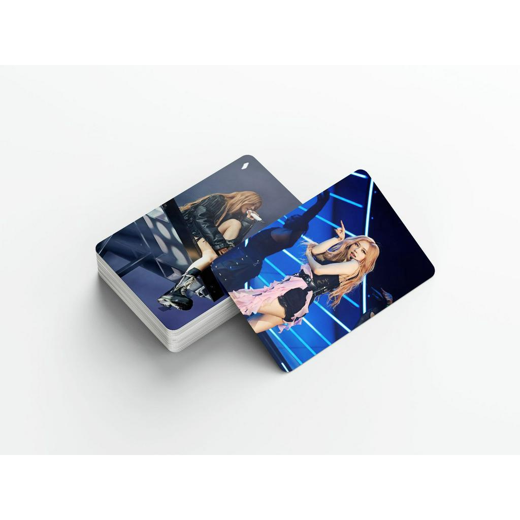 Thẻ Lomo card BlackPink bo góc COACHELLA Lông Vũ Album Thần Tượng Kpop