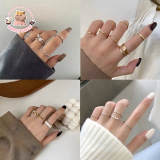 Set 4 Nhẫn Hình Bướm Đơn Giản Thời Trang