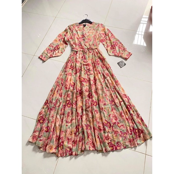 Đầm maxi voan Kate+Lily vnxk dư xịn
