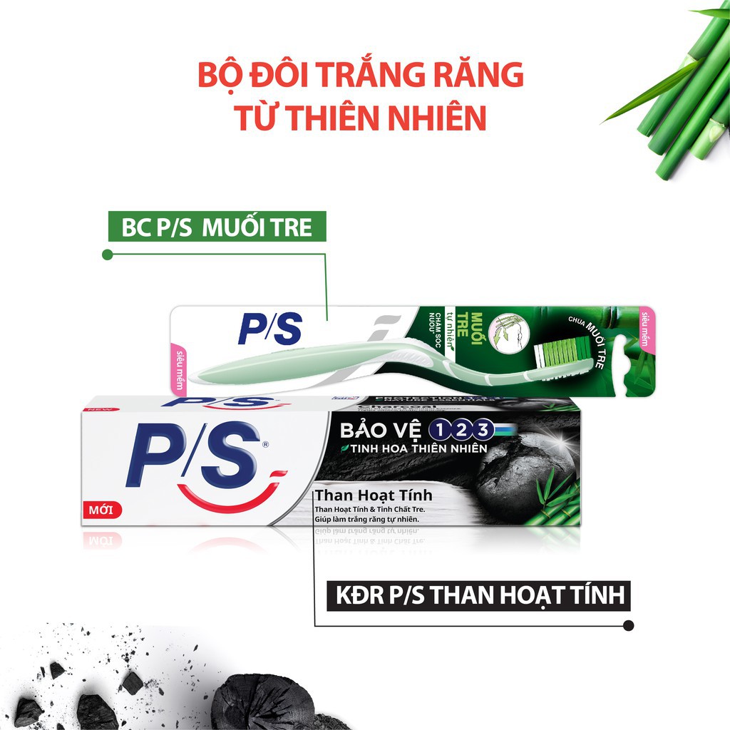 Kem đánh răng P/S than hoạt tính 180g | WebRaoVat - webraovat.net.vn