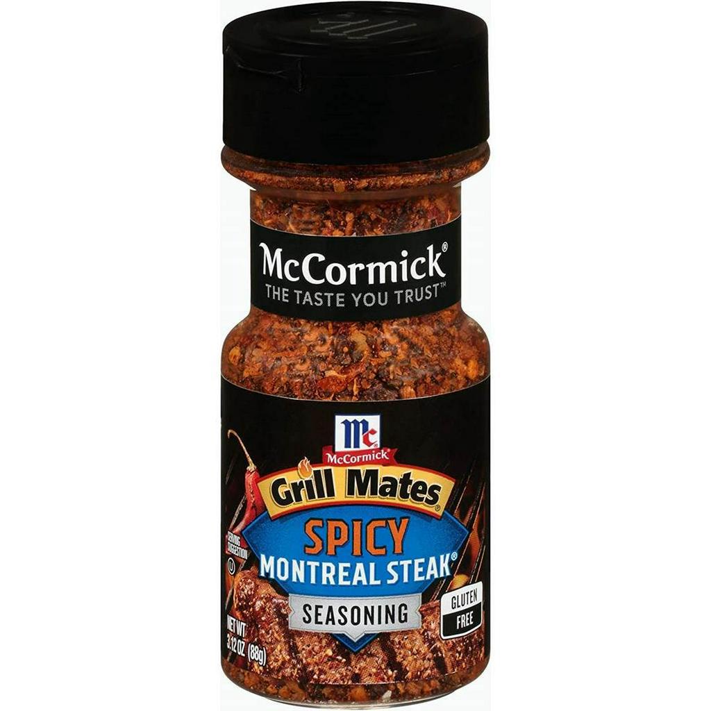 GIA VỊ ĂN KIÊNG VỊ THỊT BÒ CAY McCormick Grill Mates SPICY Montreal Steak Seasoning 88g (3.12oz)