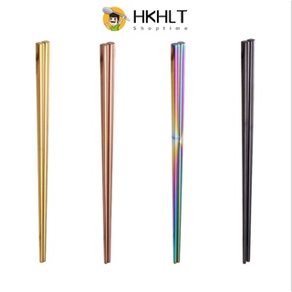 Đũa Ăn Bằng Thép Không Gỉ 304 Màu Sắc