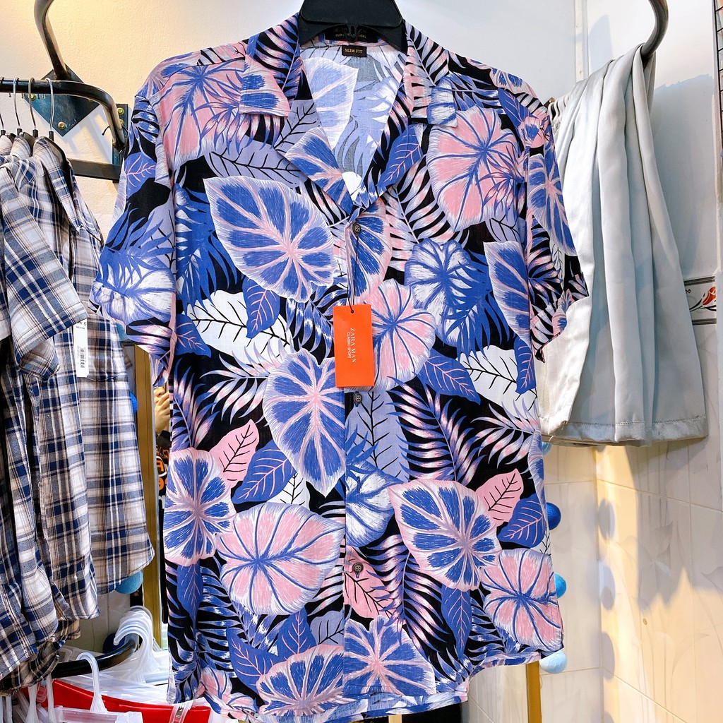 Sơ mi họa tiết mùa hè