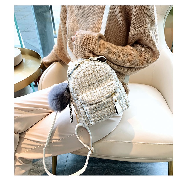 ❤️𝑺𝑰𝑬̂𝑼 𝑯𝑶𝑻❤️ Balo Nữ Đẹp, Balo Kẻ Dạ Mềm Siêu Xinh Phong Cách