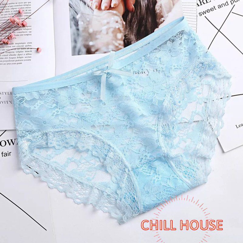 QUẦN LÓT REN HOA ĐÍNH NƠ QL3  QUYẾN RŨ CAO CẤP - CHILLHOUSE