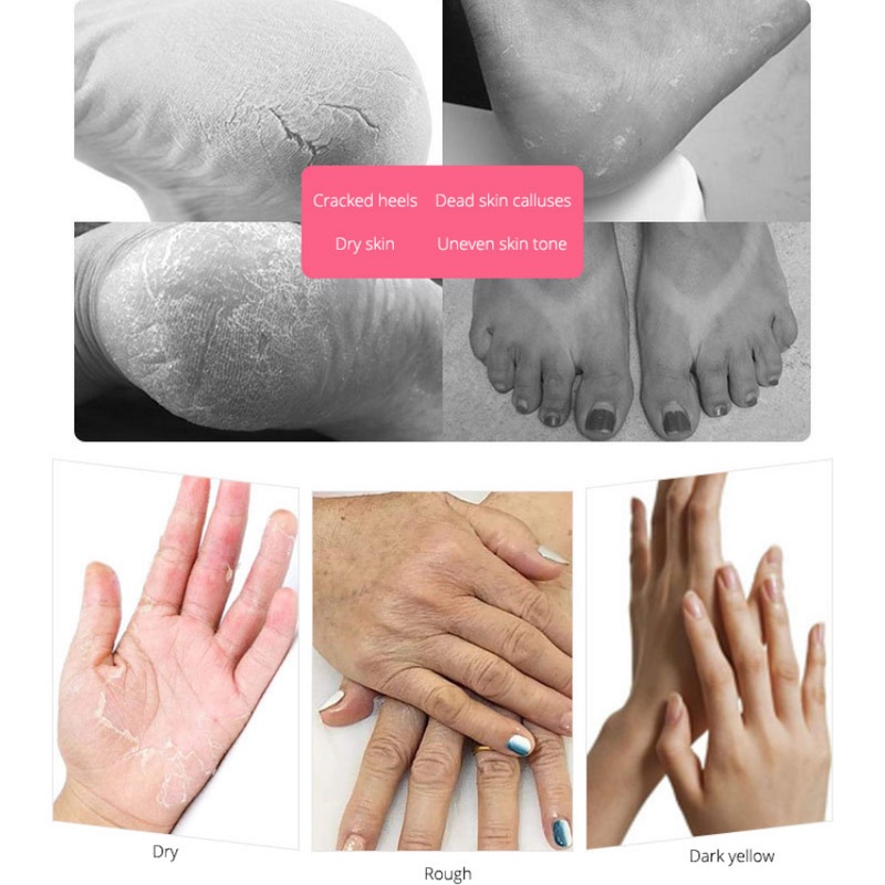 1 Đôi găng tay / vớ silicone tẩy tế bào chết chống khô da