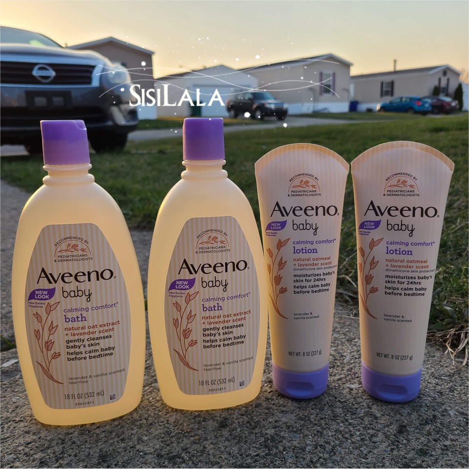 Sữa tắm gội và lotion Aveeno cho bé