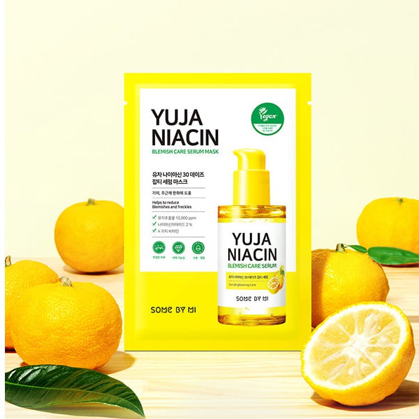 Mặt Nạ Some By Mi Yuja Niacin Blemish Care Serum Mask- Hàn Quốc