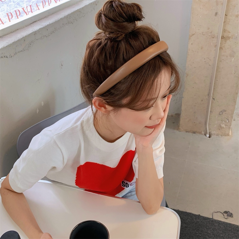 1 dây buộc tóc màu sắc đơn giản phong cách Hàn Quốc cho nữ