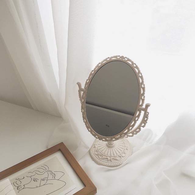 Gương viền retro