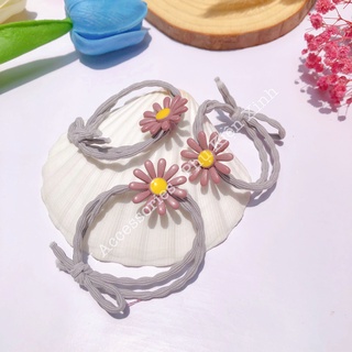 Dây Buộc Tóc Cột Tóc Nữ Hoa Cúc Siêu Dễ Thương I ACCESSORIES