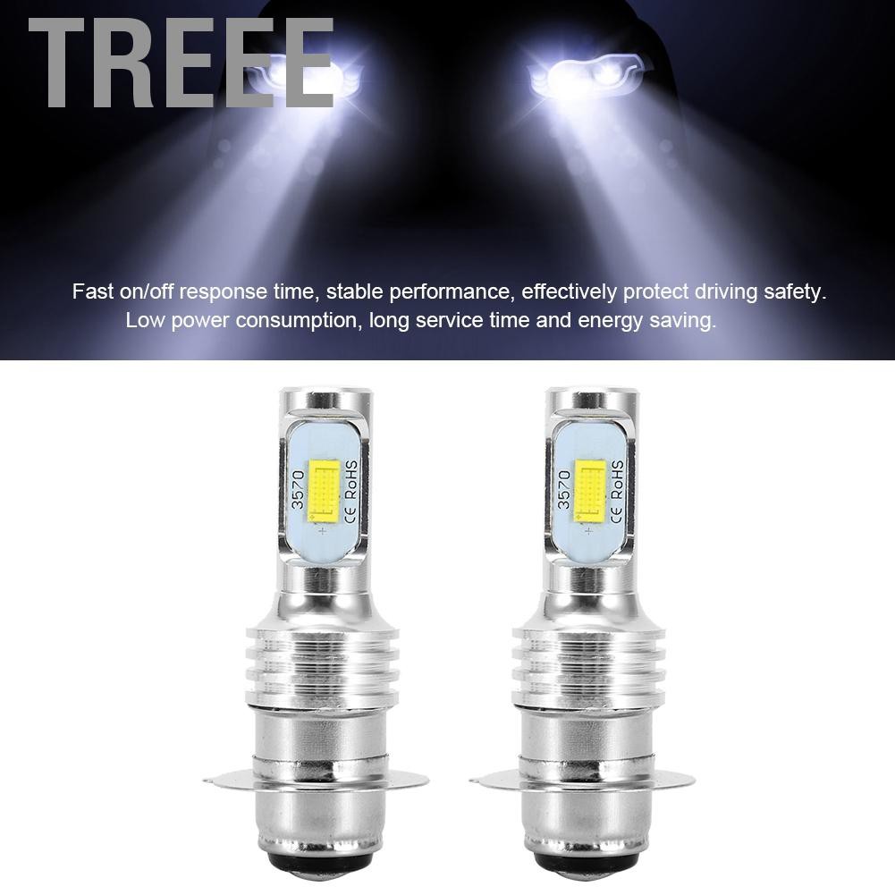 Bộ 2 Đèn Led Sương Mù Treee 80w 6000k Dc 12v-24v Cho H6 / P15D