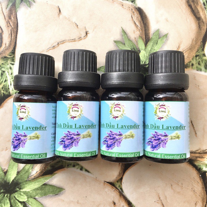 Combo 10 chai Tinh Dầu Oải Hương Lavender thiên nhiên nguyên chất 100% xông phòng 10ml