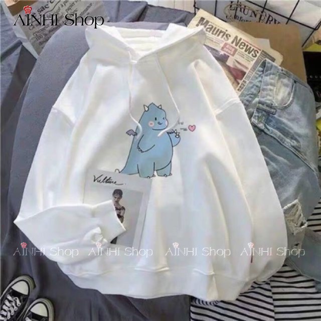 Áo Khoác Nỉ ❤️FREESHIP❤️ Áo Khoác Hoodie Khủng Long Nhí Siêu Dễ Thương | BigBuy360 - bigbuy360.vn
