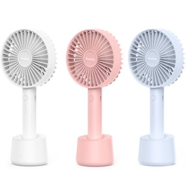 QUẠT MINI Yoobao F02 💯 Chính Hãng 🆕 CẦM TAY VÀ ĐỂ BÀN CÓ ĐẾ TIỆN LỢI DUNG LƯỢNG 2500 3300mah