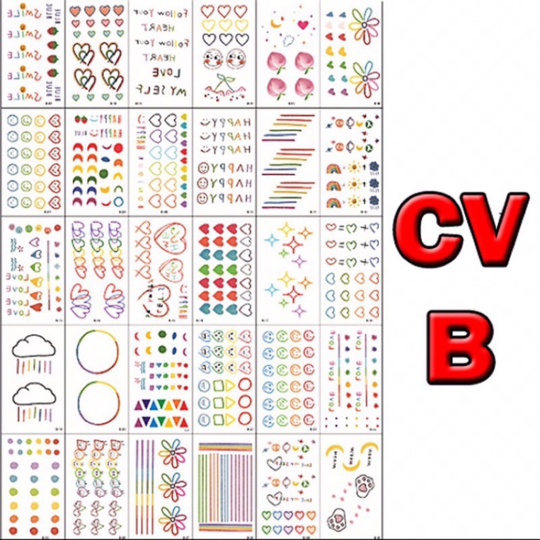 Hình Xăm Dán Mini Tattoo Chỉ 1k, Deal 1k
