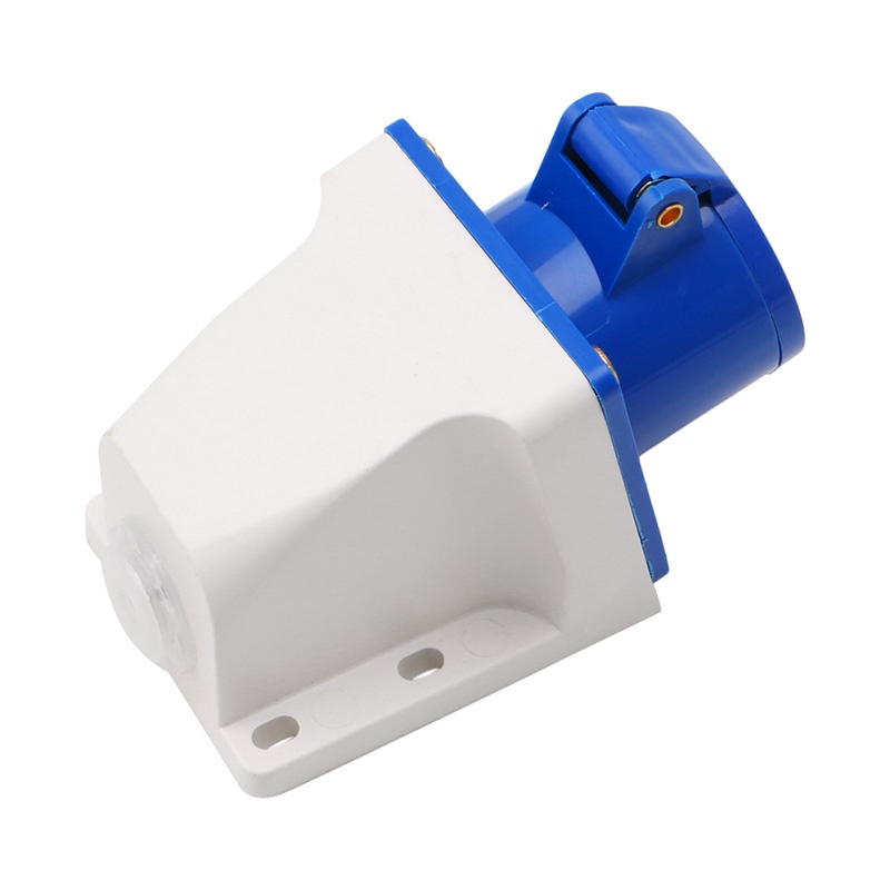 Ổ Cắm Điện 3 Chấu 16 Pin 220-250V IP44 2P + E 3Phase 16A Chống Chịu Thời Tiết