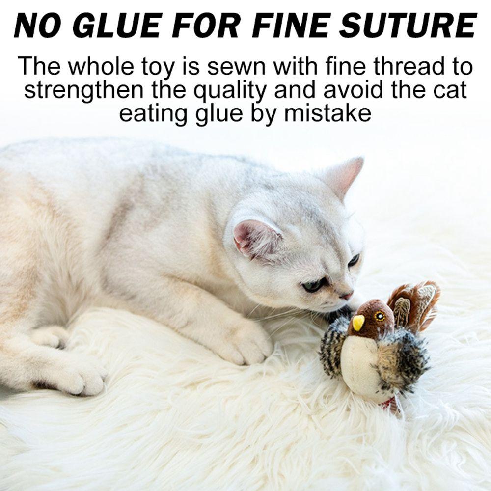 Đồ Chơi Mô Phỏng Hình Chim Sẻ Chuột Có Âm Thanh Cho Thú Cưng