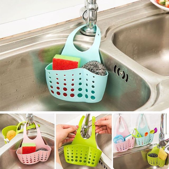 Giỏ Đựng Giẻ Rửa Bát Loại Dày Siêu Bền - Sạch Sẽ | BigBuy360 - bigbuy360.vn