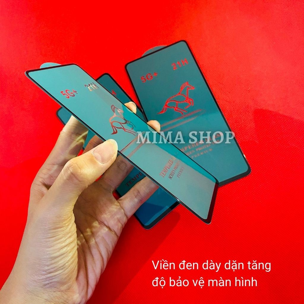 Kính Cường Lực Samsung Note 10 Lite - Siêu Mượt-Full màn cao cấp- Cảm ứng siêu nhạy-Không bám vân tay - Bảo hành 1 đổi 1