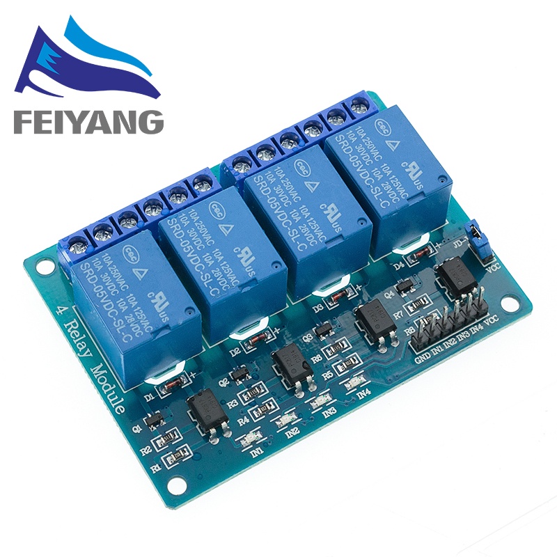 Mô đun rơ le 5V 1 2 4 8 kênh đầu ra 1 2 4 8 dành cho ARDUINO