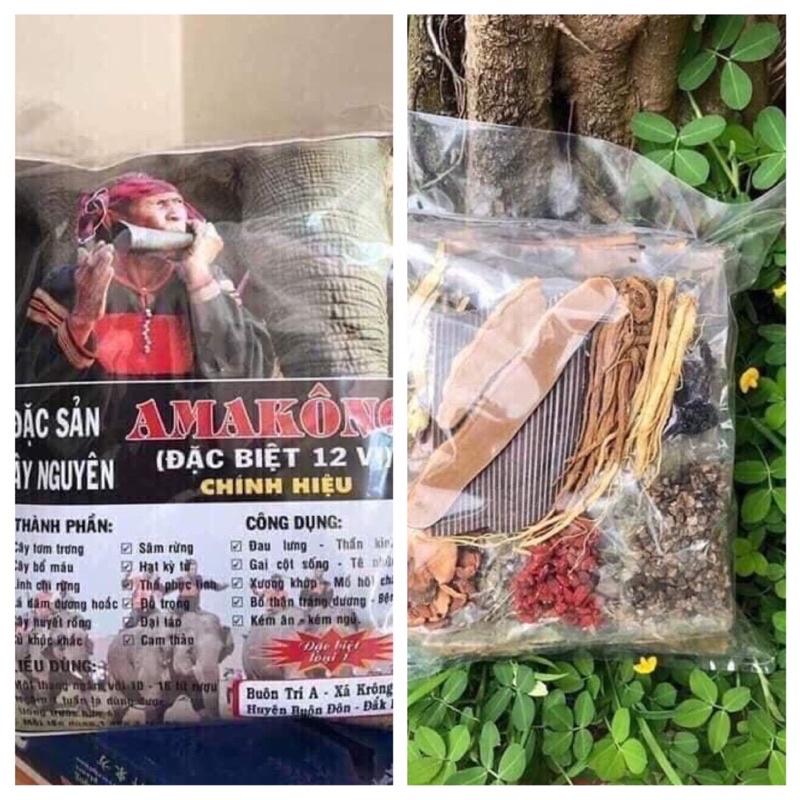 1 thang Amacong ngâm rượu 12 vị 1kg