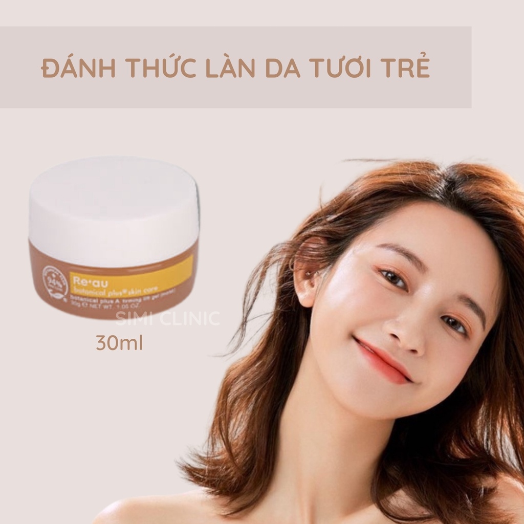 Gel dưỡng ẩm Reau Nhật Bản 30ml dưỡng da mặt chống lão hóa ngày ban đêm phục hồi cấp ẩm nước da dầu mụn hỗn hợp nhạy cảm