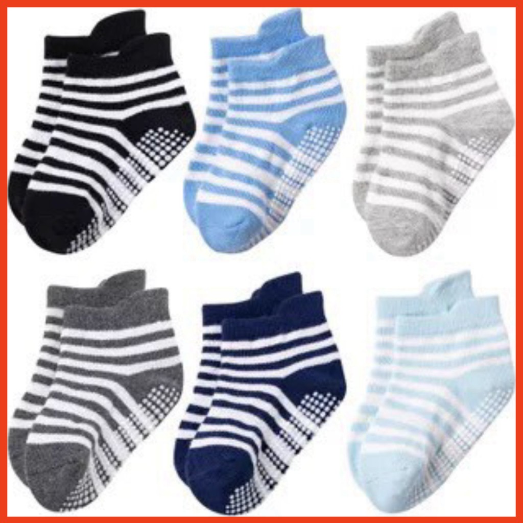 Sét 6 Đôi Tất Cotton Hàng Quảng Châu CAO CẤP Chất Dày Dặn Cho Bé Từ 0-5 Tuổi (408)