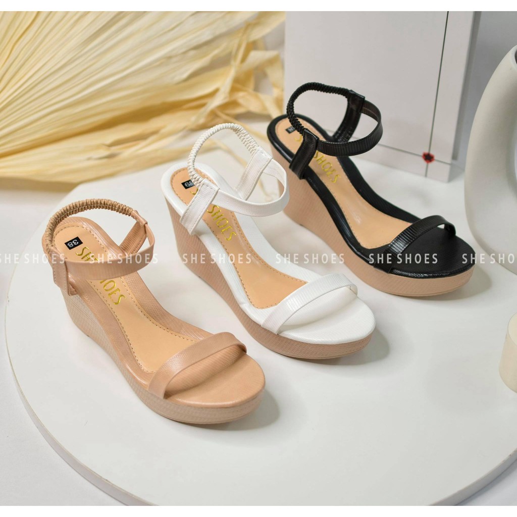 Giày sandal đế xuồng ♥️Freeship♥️ sandal quai ngang 9p siêu xinh. ĐỘC QUYỀN BỞI SHE SHOES