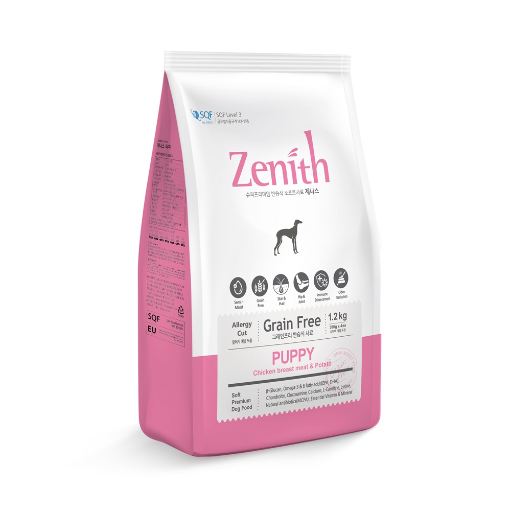 THỨC ĂN HẠT MỀM CHÓ CON ZENITH PUPPY - BAO 1.2KG