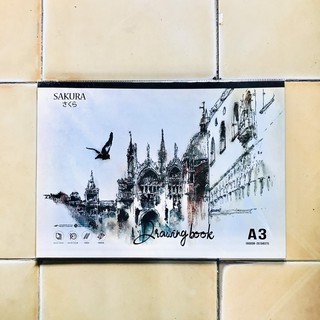 Vở vẽ Sakura khổ A3 - 20 tờ