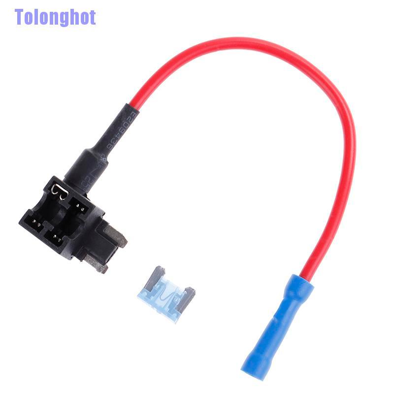 Tolonghot> 1Pc micro fuse tap mini fuse holder add a circuit low-profile car truck